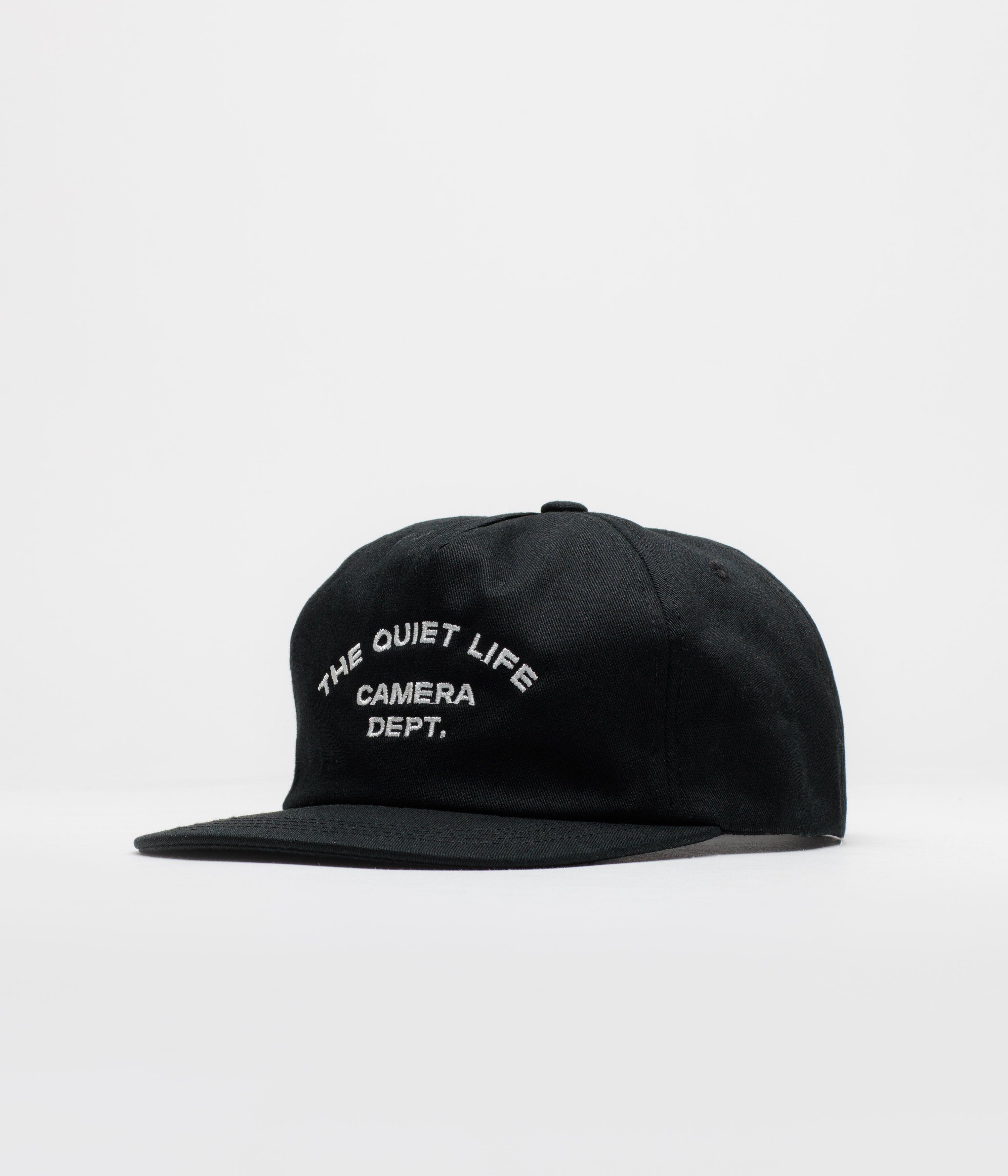 The Quiet Life Camera Dept Unstructured Cap - Black