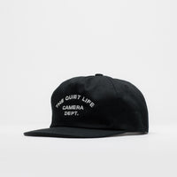 The Quiet Life Camera Dept Unstructured Cap - Black thumbnail