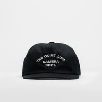 The Quiet Life Camera Dept Unstructured Cap - Black thumbnail