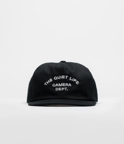 The Quiet Life Camera Dept Unstructured Cap - Black