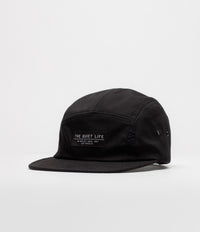 The Quiet Life Foundation 5 Panel Cap in Black