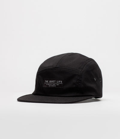 The Quiet Life Foundation 5 Panel Cap - Black