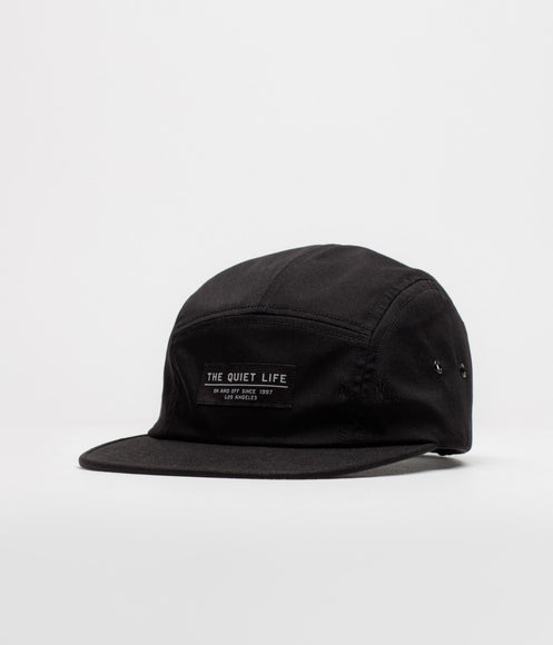 The Quiet Life Foundation 5 Panel Cap - Black