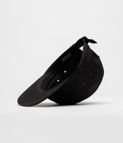 The Quiet Life Foundation 5 Panel Cap - Black