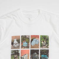 The Quiet Life Frog Friends Pigment Dye T-Shirt - White thumbnail