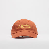 The Quiet Life Happy Life Dad Cap - Rust thumbnail