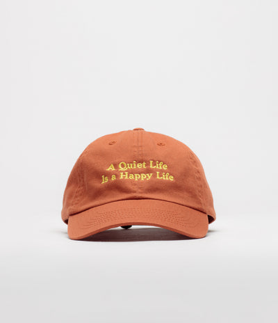The Quiet Life Happy Life Dad Cap - Rust