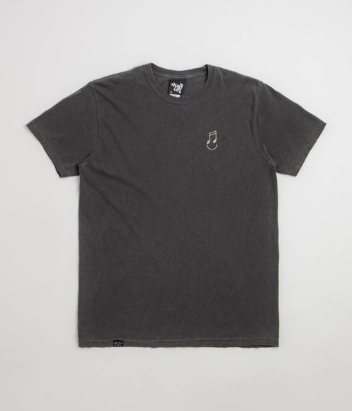 The Quiet Life Music Man Pigment Dye T-Shirt - Pepper Black