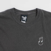 The Quiet Life Music Man Pigment Dye T-Shirt - Pepper Black thumbnail