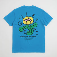 The Quiet Life Mutual Flourishing Pigment Dye T-Shirt - Blue thumbnail