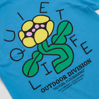 The Quiet Life Mutual Flourishing Pigment Dye T-Shirt - Blue thumbnail