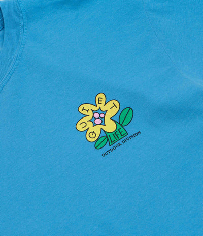 The Quiet Life Mutual Flourishing Pigment Dye T-Shirt - Blue