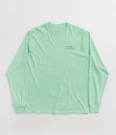 The Quiet Life Nature is a Language Long Sleeve T-Shirt in Mist