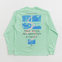 The Quiet Life Nature is a Language Long Sleeve T-Shirt in Mist thumbnail