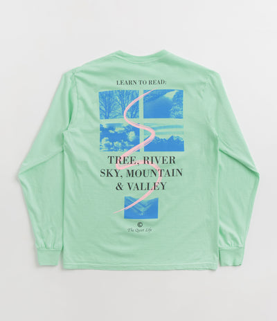 The Quiet Life Nature is a Language Long Sleeve T-Shirt in Mist