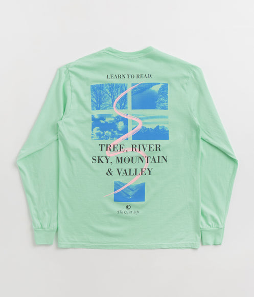 The Quiet Life Nature is a Language Long Sleeve T-Shirt - Mist