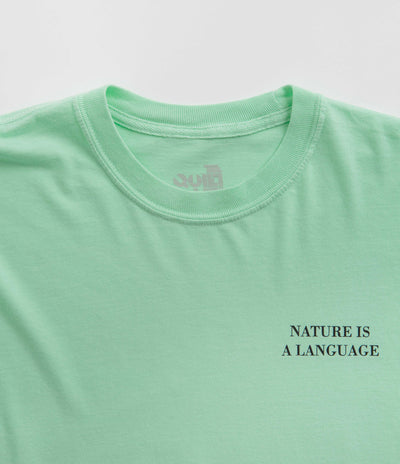 The Quiet Life Nature is a Language Long Sleeve T-Shirt in Mist