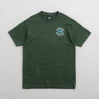 The Quiet Life Peace Out T-Shirt in Hunter Green thumbnail