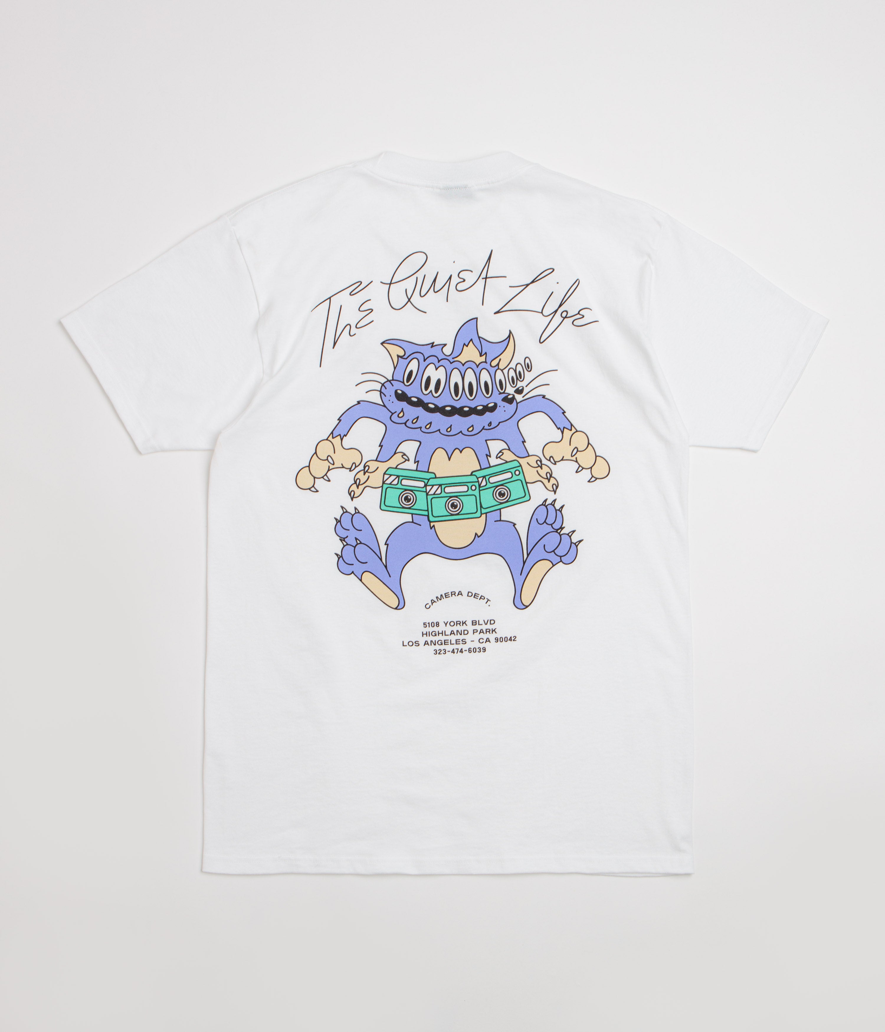 The Quiet Life Shaky Cat T-Shirt - White