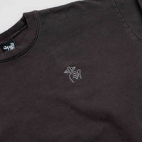 The Quiet Life Shhh Logo Embroidered Crewneck Sweatshirt - Vintage Black thumbnail