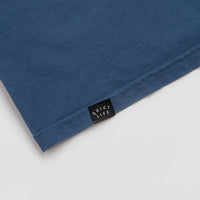 The Quiet Life Shhh Script Pigment Dye T-Shirt - Midnight Blue thumbnail