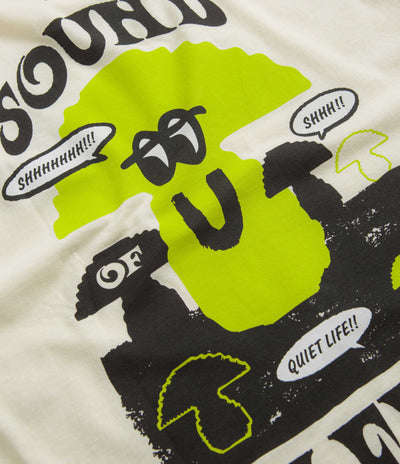 The Quiet Life Sound of Silence T-Shirt - Cream