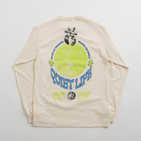 The Quiet Life Walks Do Wonders Long Sleeve T-Shirt - Cream thumbnail