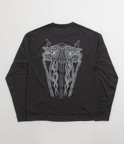 The Trilogy Tapes 3M Winter Running Long Sleeve T-Shirt in Black