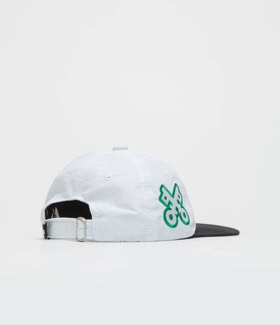 The Trilogy Tapes 4 Marks Cap in White and Black / Green
