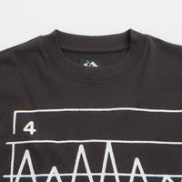 The Trilogy Tapes Awkward Graph T-Shirt in Black thumbnail