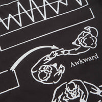 The Trilogy Tapes Awkward Graph T-Shirt in Black thumbnail