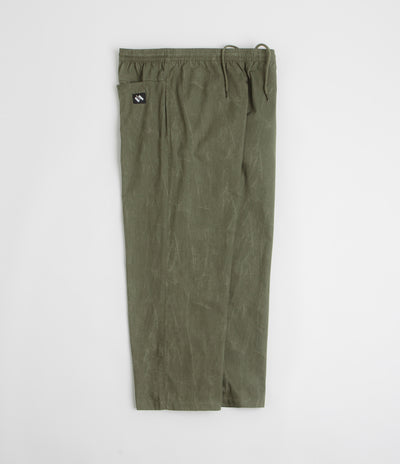 The Trilogy Tapes Beach Pants in Textured Olive
