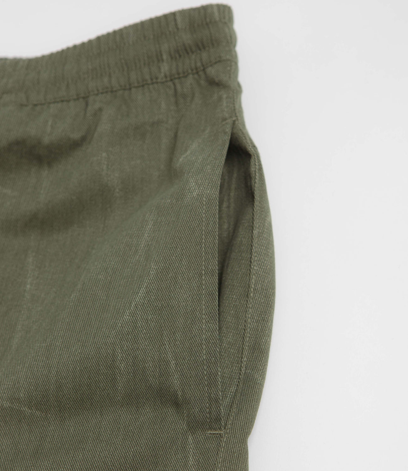 The Trilogy Tapes Beach Pants - Textured Olive | Flatspot