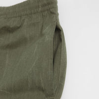 The Trilogy Tapes Beach Pants in Textured Olive thumbnail