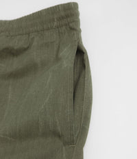 The Trilogy Tapes Beach Pants - Textured Olive | Flatspot