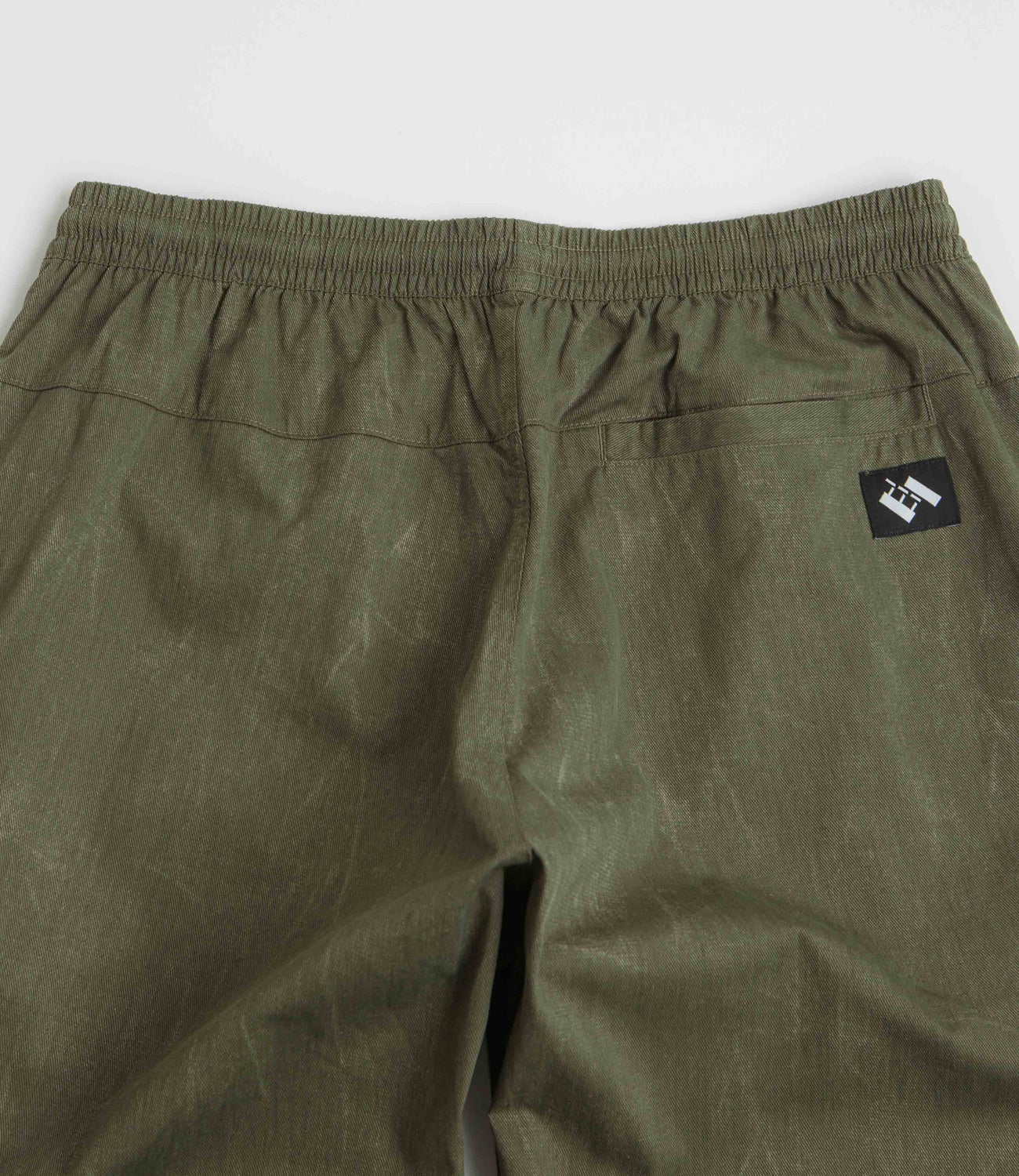 The Trilogy Tapes Beach Pants - Textured Olive | Flatspot