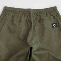 The Trilogy Tapes Beach Pants in Textured Olive thumbnail