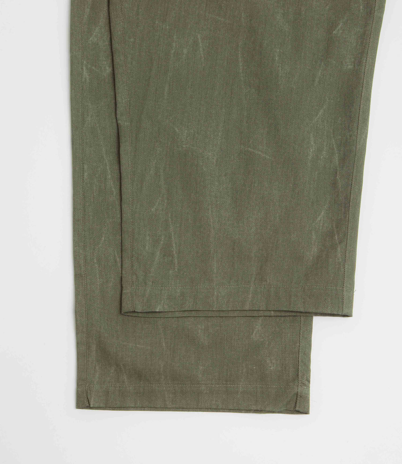 The Trilogy Tapes Beach Pants - Textured Olive | Flatspot