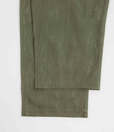 The Trilogy Tapes Beach Pants in Textured Olive