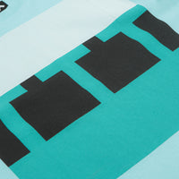 The Trilogy Tapes Block T-Shirt in Blue and Blue thumbnail