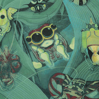 The Trilogy Tapes Bugs T-Shirt in Aqua thumbnail