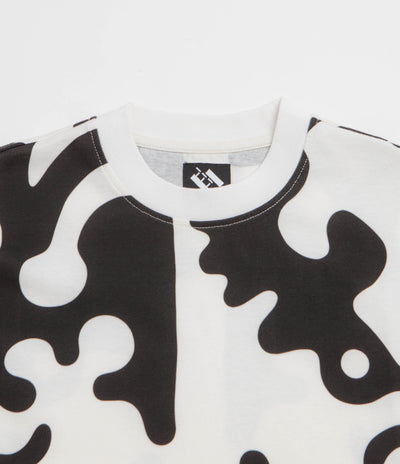 The Trilogy Tapes Clogged Bear T-Shirt in Black and White