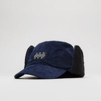 The Trilogy Tapes Cord Earflap Cap in Navy thumbnail