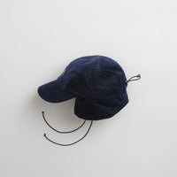 The Trilogy Tapes Cord Earflap Cap in Navy thumbnail