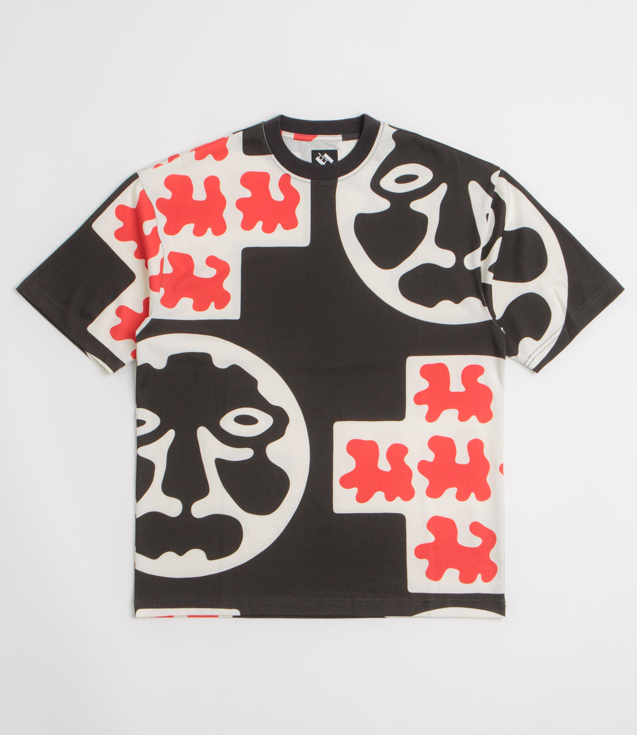 The Trilogy Tapes Cross Head T-Shirt - Black | Flatspot