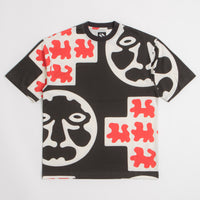 The Trilogy Tapes Cross Head T-Shirt in Black thumbnail