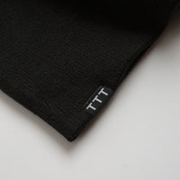 The Trilogy Tapes Cuff Beanie in Black and Blue thumbnail