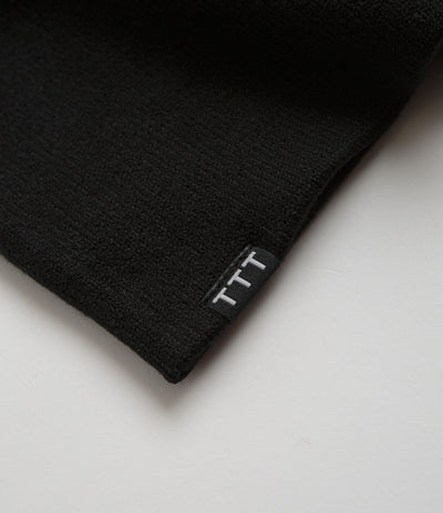 The Trilogy Tapes Cuff Beanie in Black and Blue