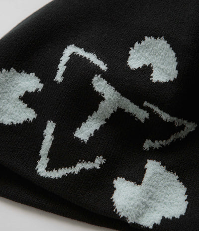 The Trilogy Tapes Cuff Beanie in Black and Blue
