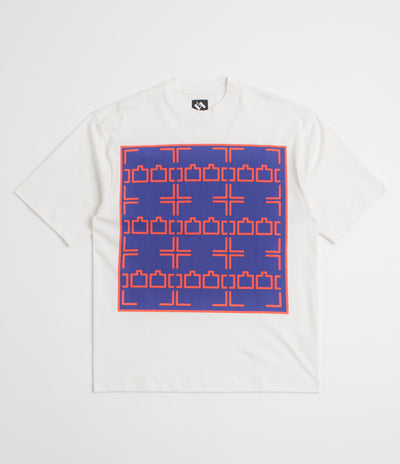 The Trilogy Tapes Dashed Line T-Shirt in White